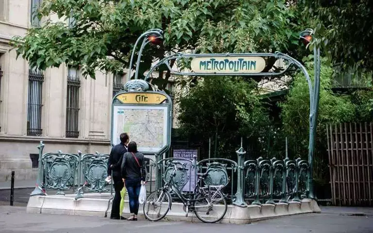 The Cité métro station in Paris